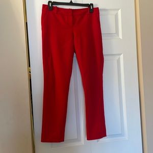 Red ankle pants. The Limited size 0